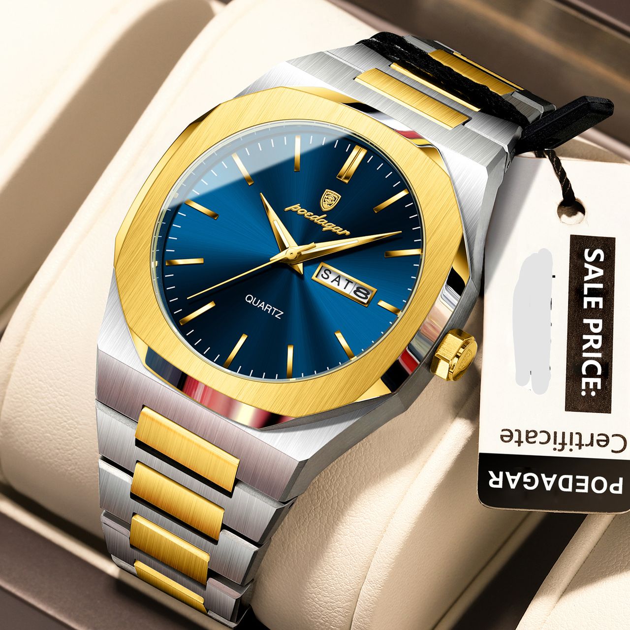 Gold and silver with blue face ₦65,000