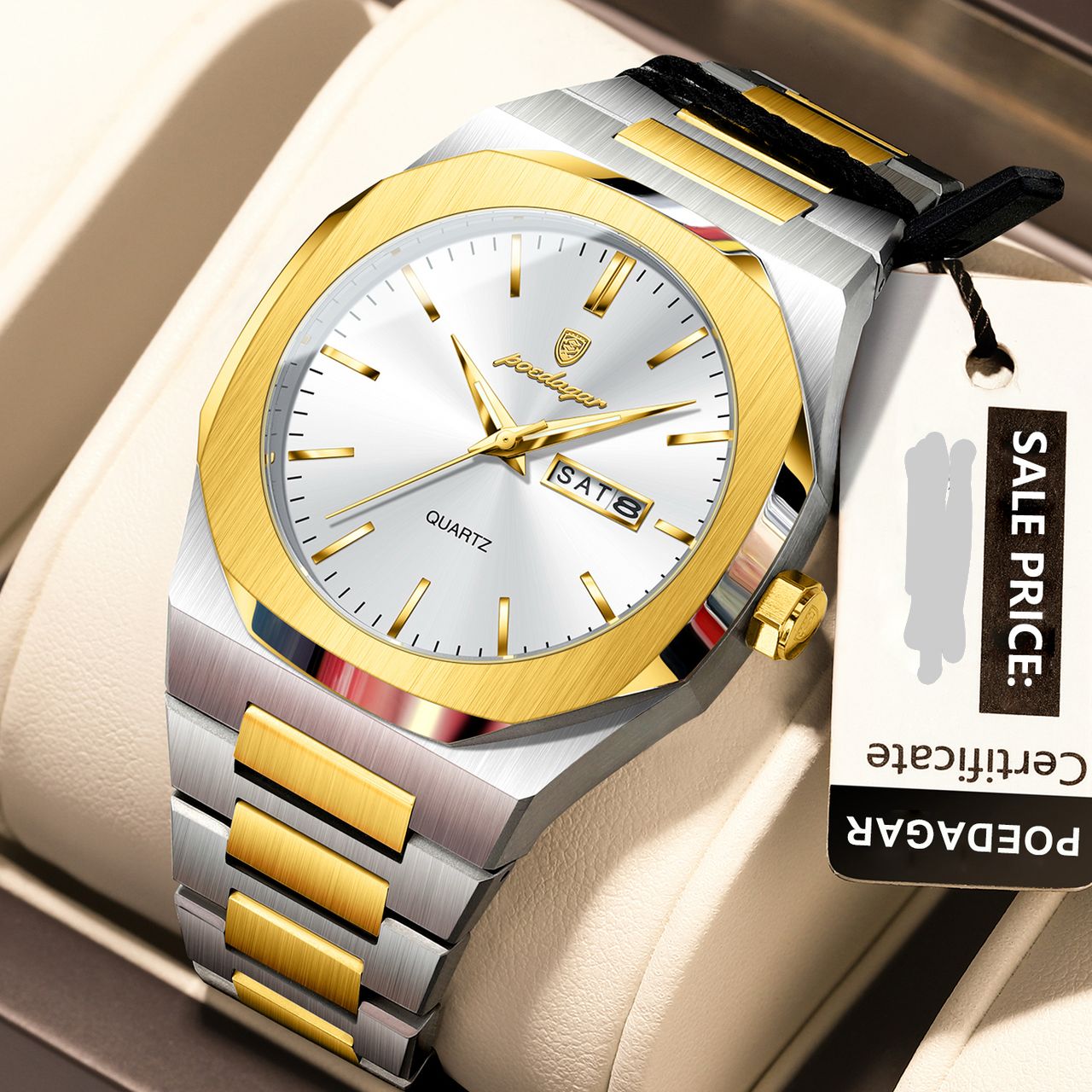 Gold and silver with white face ₦65,000