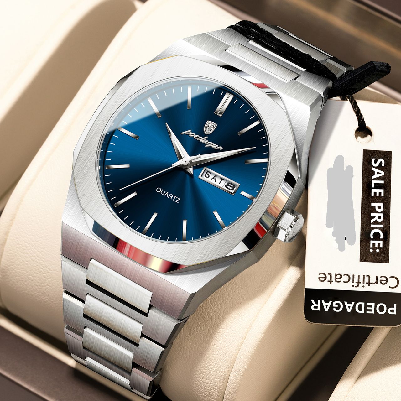 Silver with blue color ₦65,000